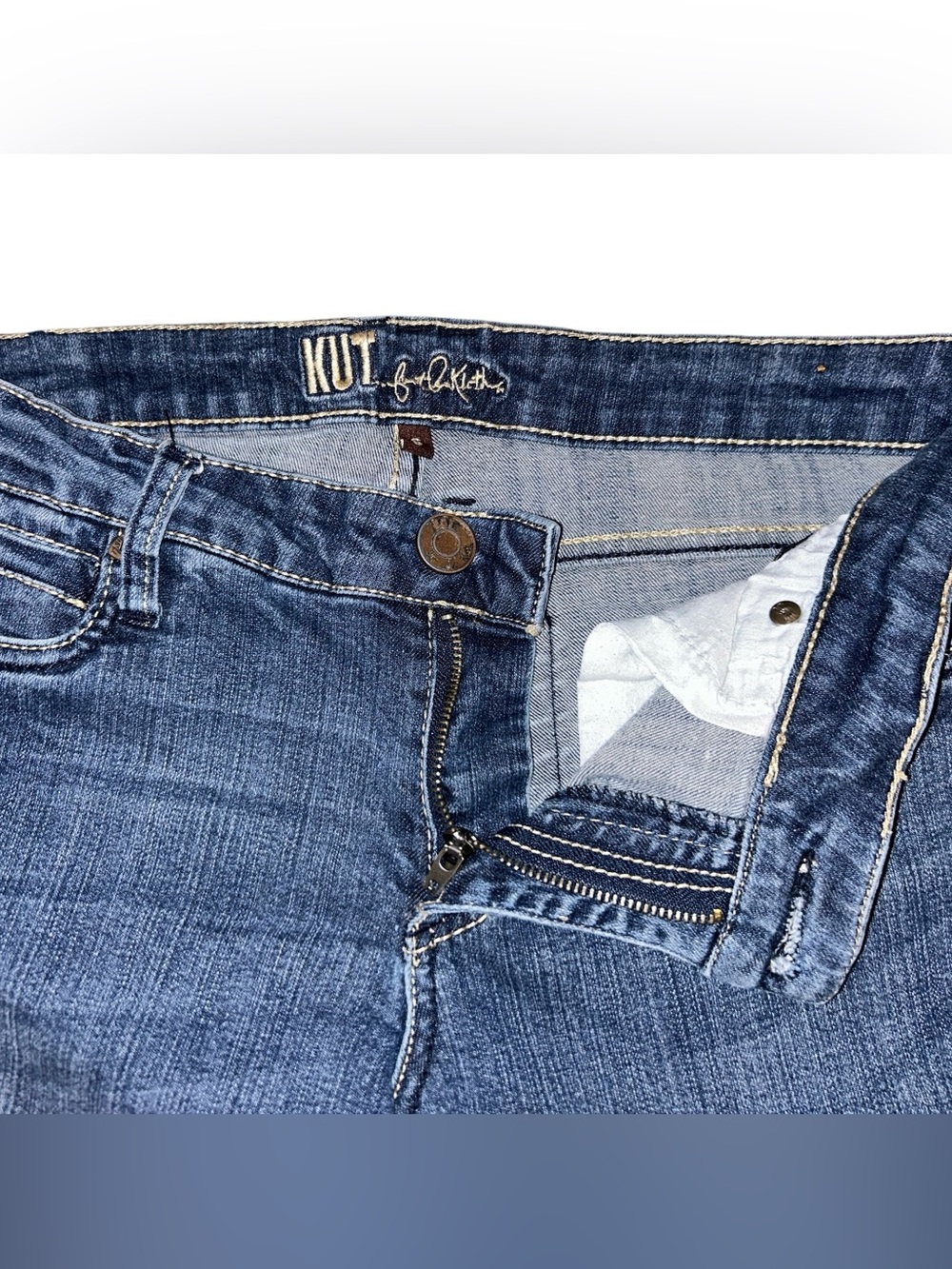 Kut From The Kloth Boyfriend Jeans Women’s Size 6 Scandi Minimal - Picture 5 of 9